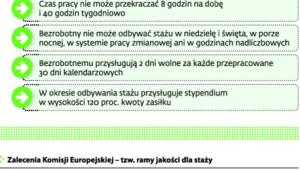 Staż z urzędu pracy według polskich przepisów