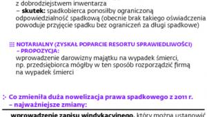 Zmiany w prawie spadkowym