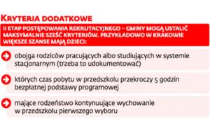 Nowe zasady przyjmowania przedszkolaków