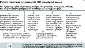 Pomysł resortu na wyczyszczenie KRS z martwych spółek