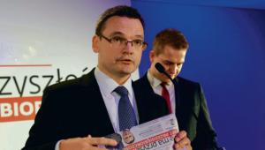Redaktor naczelny DGP Krzysztof Jedlak i jego zastępca Marek Tejchman