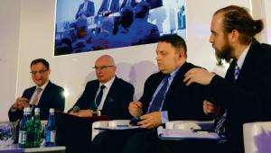 Od prawej: Krzysztof Berenda, Marcin Chludziński, Adam Łącki, Krzysztof Krystowski