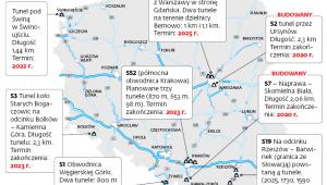 Gdzie pojawią się tunele