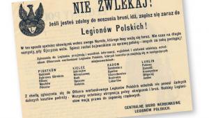 Ulotka zachęcająca do zaciągnięcia się do Legionów Polskich